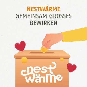 Gemeinsam grosses bewirken mit der Nestwärme