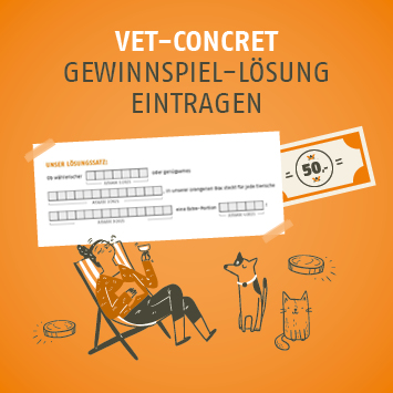 Vet-Concret Gewinnspiel L&ouml;sungen eingeben