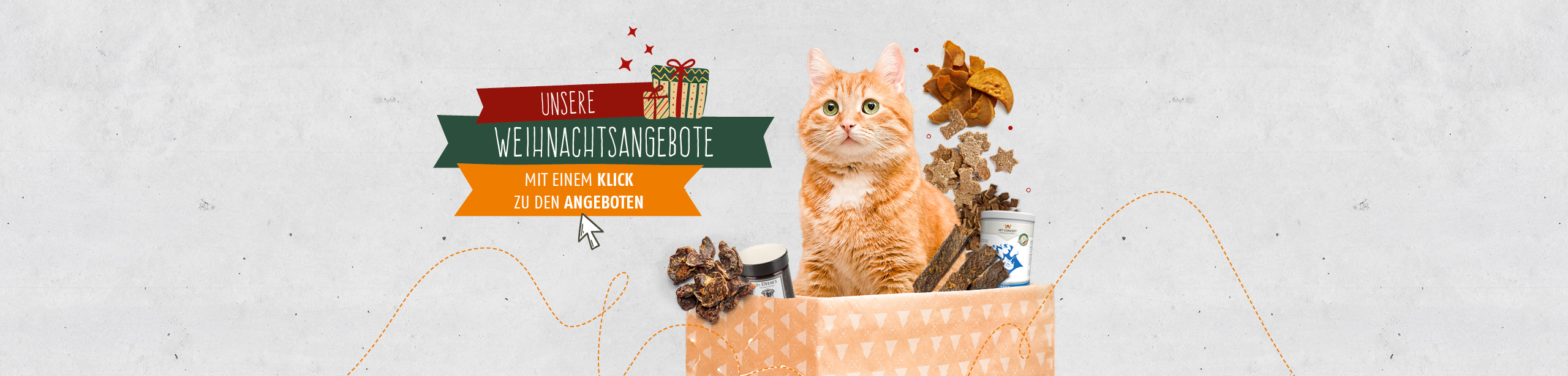 Vet-Concept Weihnachtsangebote für Kauartikel und Leckerchen