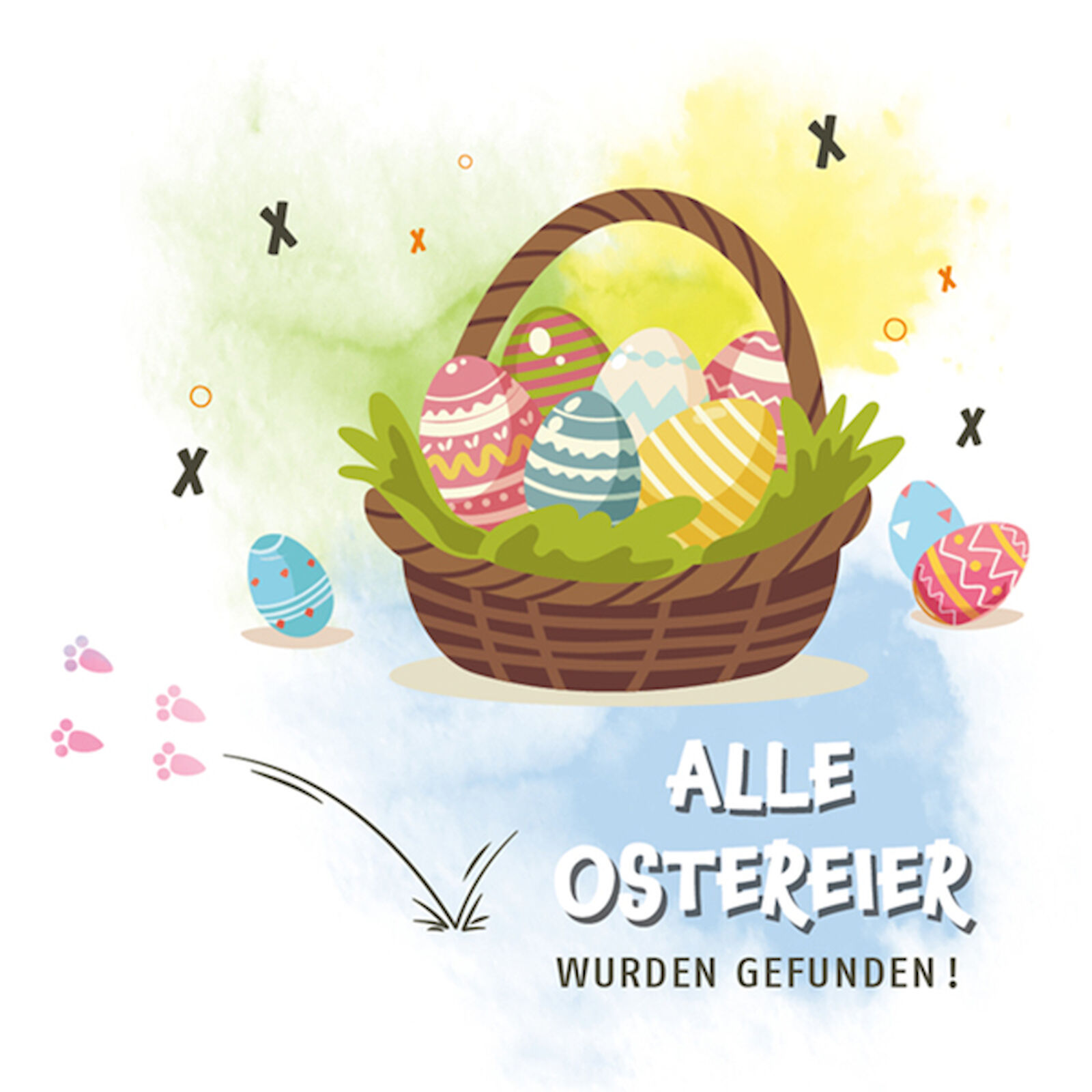 Alle Ostereier wurden gefunden!