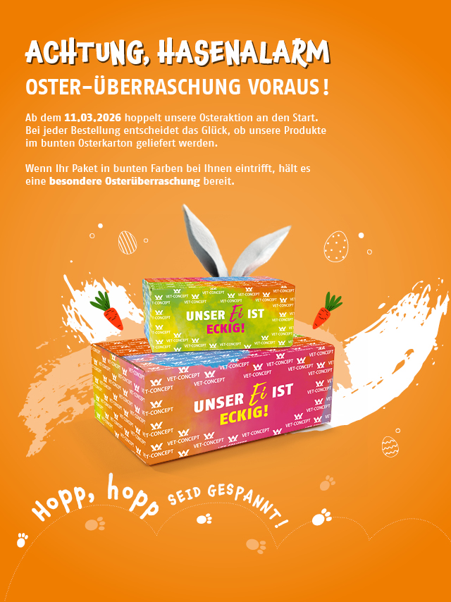 Achtung, Hasenalarm. Oster-�berraschung voraus! Ab dem 11.03.2026 hoppelt unsere Osteraktion an den Start.