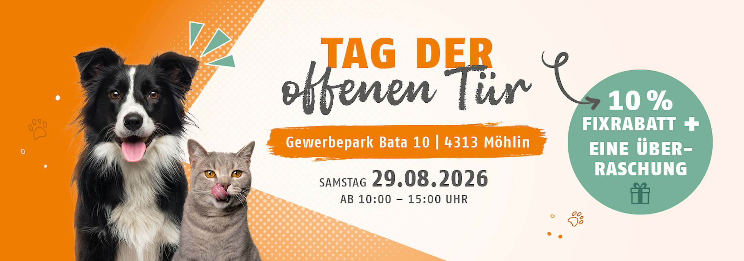 Tag der offenen T�r bei Vet-Concept in M�hlin am 29.08.2026 von 10:00 - 15:00 Uhr. Wir freuen uns auf Ihren Besuch.