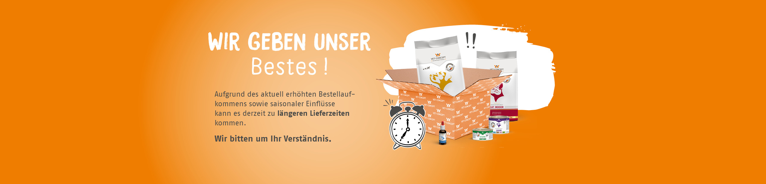 Aufgrund des aktuell erh�hten Bestellauf-kommens sowie saisonaler Einfl�sse kann es derzeit zu l�ngeren Lieferzeiten kommen. Wir bitten um Ihr Verst�ndnis.