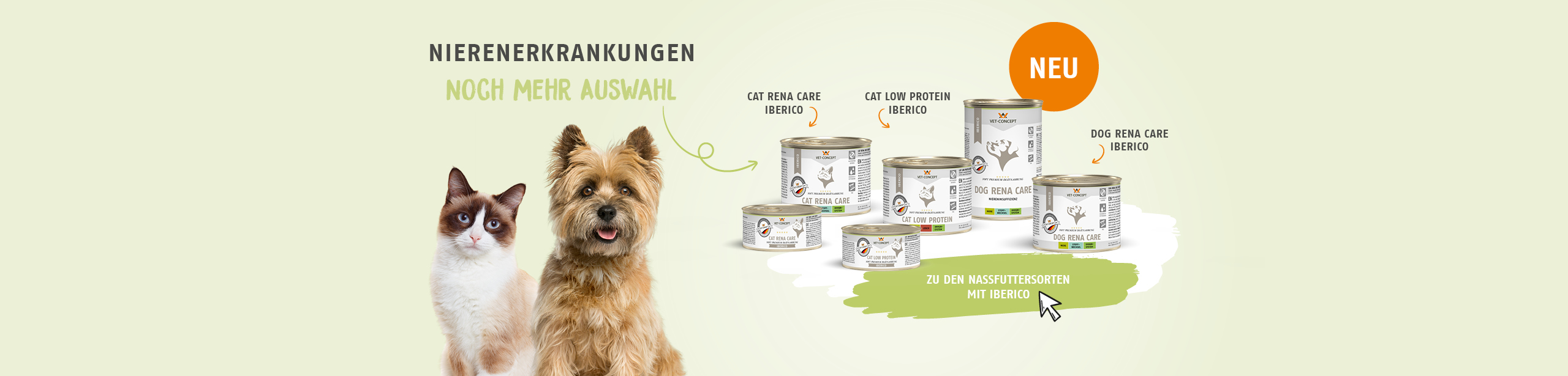 Nierenerkrankungen: Jetzt noch mehr Auswahl f�r Hund und Katze. Jetzt entdecken.