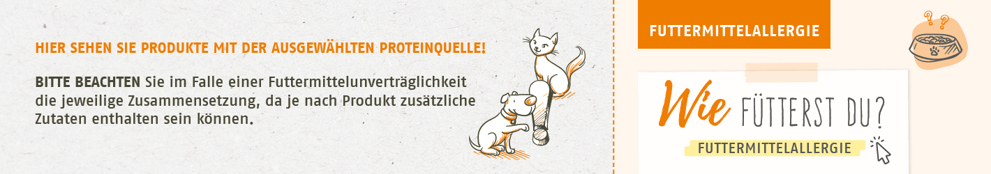 Aussgew�hlten Proteinquelle und Wie f�tterst du bei Futtermittelallergien?